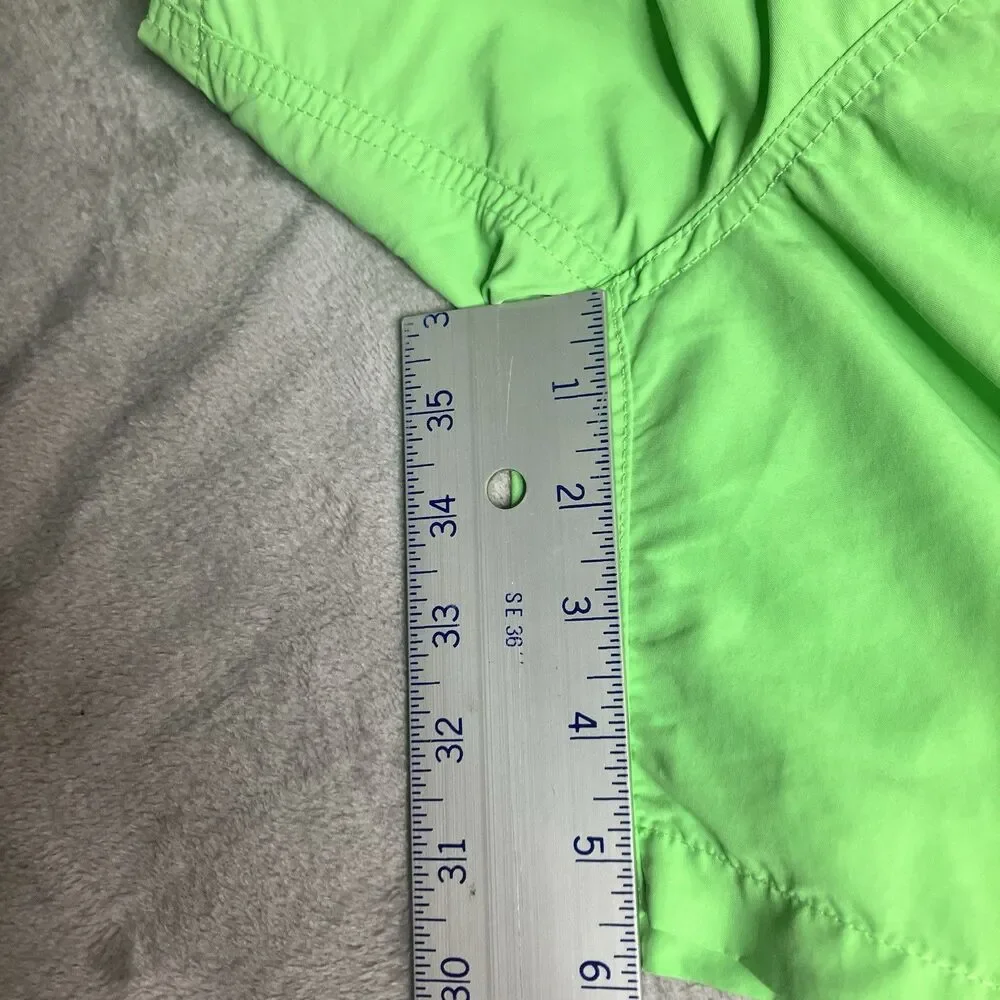 Polo Ralph Lauren Swim Trunks Mens XXL Neon Green Mesh‎ Lined Drawstring Beach